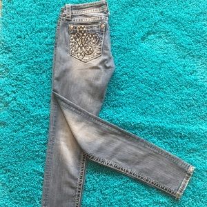 Miss Me Acid Wash Blue Jeans